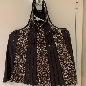 Tank top with sparkle